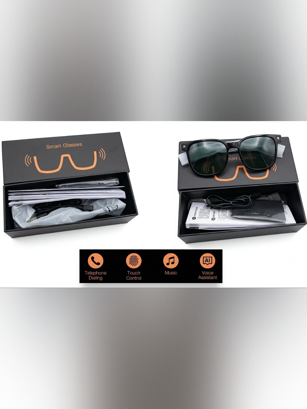 ​Bluetooth Smart Glasses – Hands-Free Calling, Music, Photo & Video